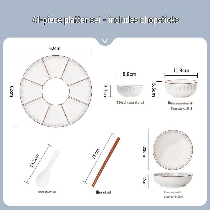 KANGMO Ceramic Dinnerware Set