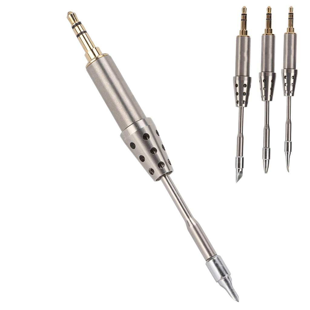Soldering Head 300℃-360℃ Solder Iron Tip Internal Heating Aluminum Alloy for TS80 Model for Electric Welding for Industry