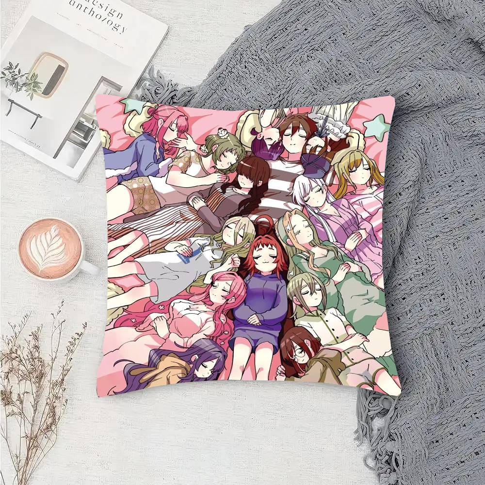 The 100 Girlfriends Who Really, REALLY Love You Anime Pillow Case Sofa Cushion Cover Room Home Decorati