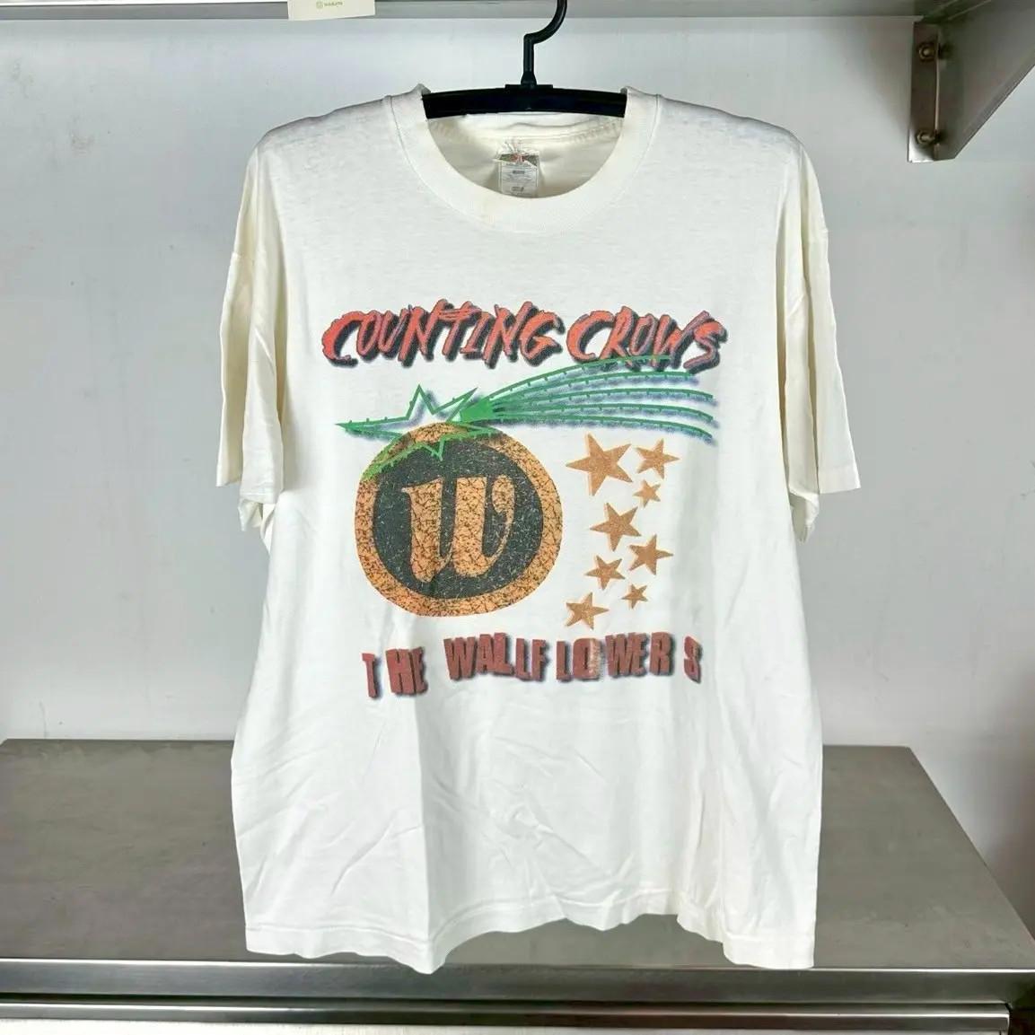 Редкий! Футболка группы Counting Crows Винтажная Тур Концерт JJ5736 S