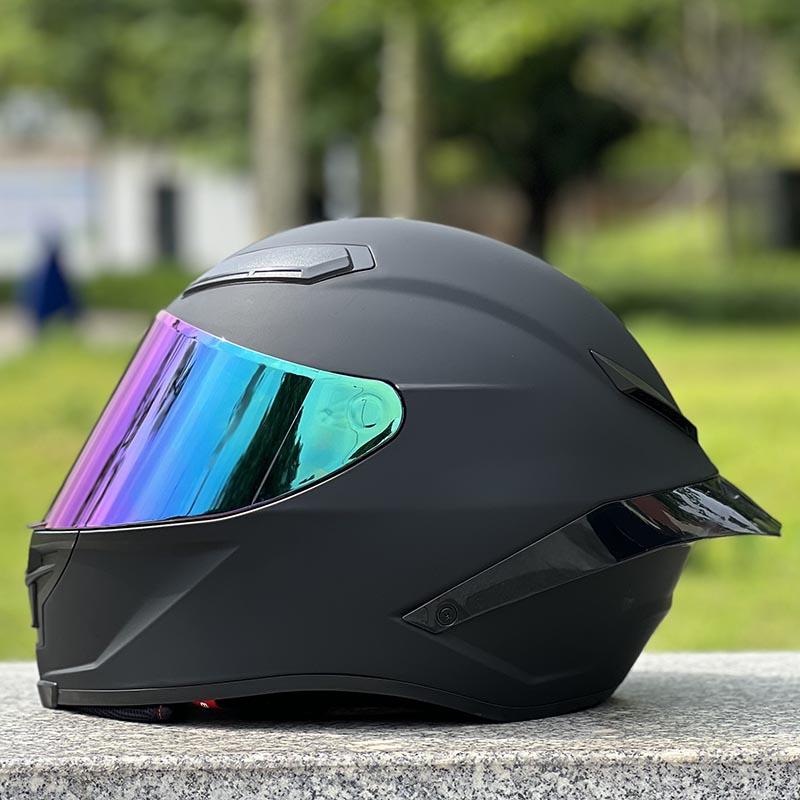 

Matte Black Color Helmet Men and Women Motorcycle Helmet Casco Winter Season ECE Approved Unisex Full Face Helmet XXL