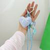 Handmade Woven Rope Heart Keychain Ins Love Heart Backpack Pendant  Luggage Hanging Decoration