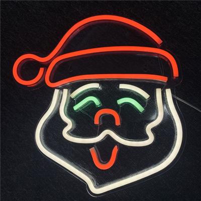 English Words Light LED Signs Santa Sign for Kids Room Bedroom Hotel Shop Restaurant Wall Decoration