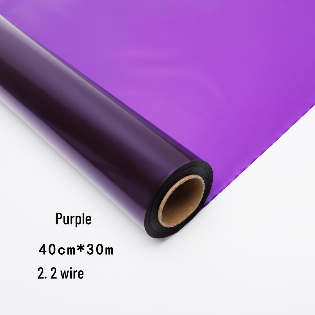 Waterproof Colored Glass Crystal Cellophane Roll for Flower Art and Packaging