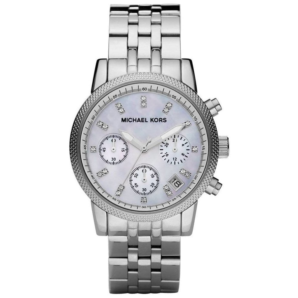 Michael Kors Donna Argento Orologio Da Cronografo Mk5020