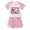 2026 Kids' Summer Outfit: Unisex Baby Short Sleeve T-shirt & Shorts Set for Casual Sports