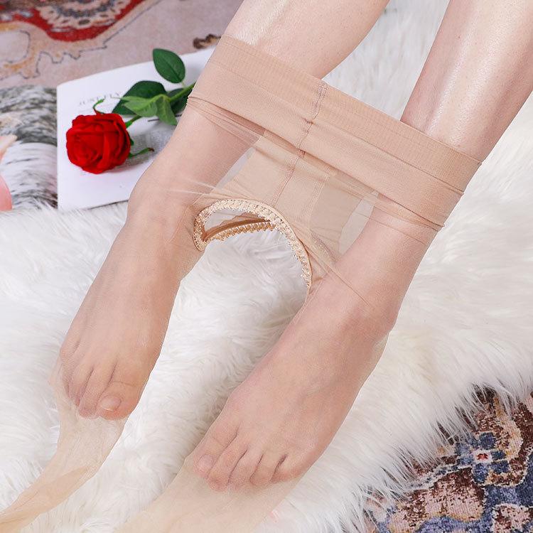 Offener Schritt Strümpfe erste Wahl ultradünn D Frühling und Sommer Strümpfe Damen nackte Beine, hautfarben nahtlos transparent Sex Einteiler Socken