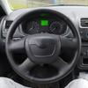 Husa volan auto pentru Skoda Octavia Superb Fabia Skoda a5 Yeti Impletitura din piele pentru volan DIY
