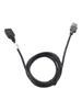 4 Pin USB Connector 4Pin Female Adapter Car Installations ABS Material Non-Deformed Structure Practical Adapter