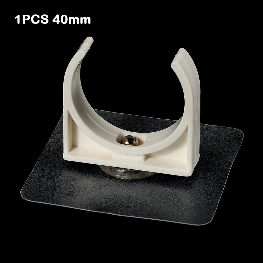 1Pc Punch-free Self-adhesive Pipe Clamp Aquarium Fish Tank Watering Adapter Water Tube Holder Garden Irrigation
