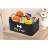 Felt pet toy box dog toy box storage basket box  perfect for organizing pets