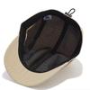 Classic Black 5 Panel Net Cap for Men Women, Breathable Plain Style, Ideal for Running Travel Camping Outdoor Casual Fashion Hat