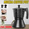 Kawiarka Moka Pot Aluminiowa Mocha Espresso Perkolator Garnek 3 filiżanki/6 filiżanek Kawiarka na kuchenkę Kawiarka