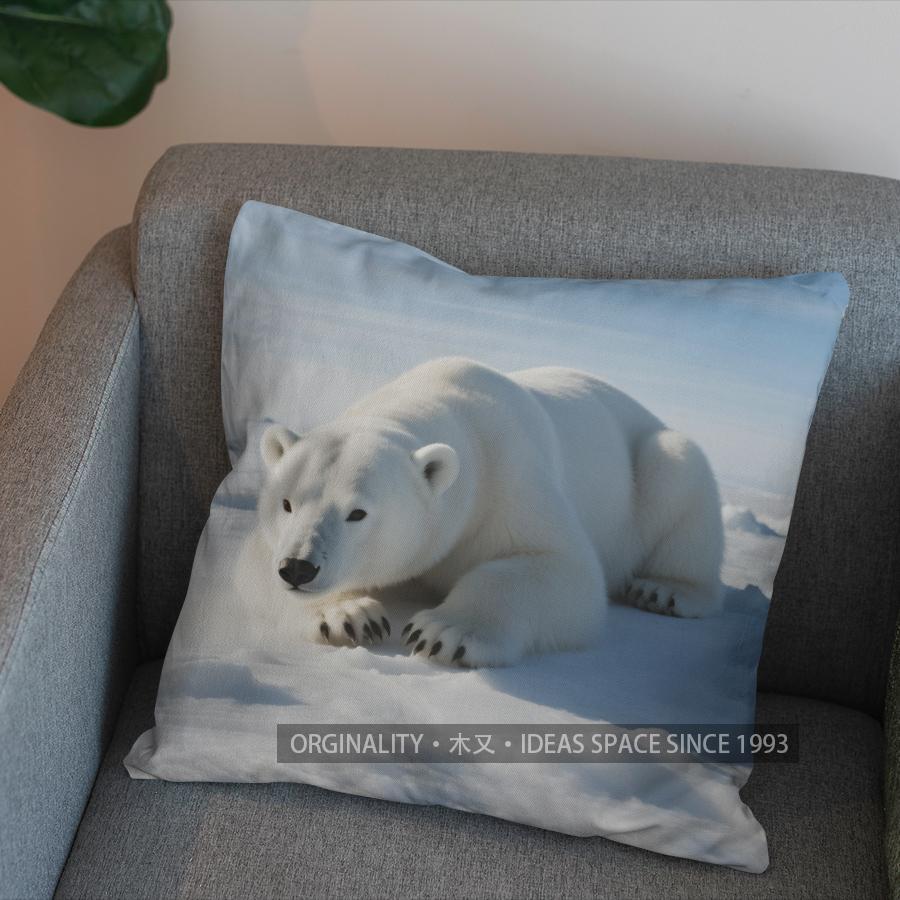 2D Cute Hedgehogs Pattern Pillow Cover For Home Pattern Cushion Cover Suitable For Sofa Bedroom Car Pillow Cover
