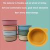 Waterproof Silicone Suction Bowls Flexible Feeding Bowl Set Feeding Tableware  Learning To Eat