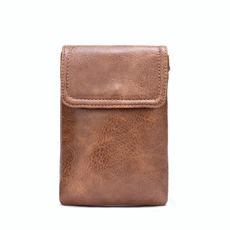 Guangzhou Damen Umhängetasche aus strukturiertem Leder mit verstellbarem Riemen