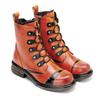 Johnature Short Boots Vintage Genuine Leather Solid Color Comfortable Handmade Women Shoes