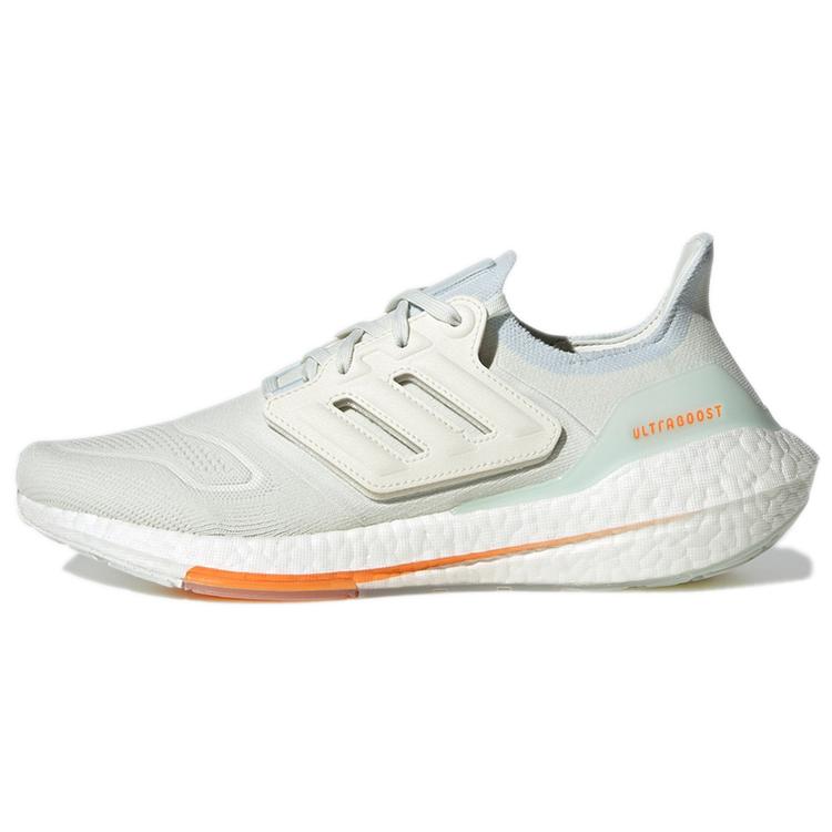 New Adidas Ultra Boost 22 White Blue Tint Orange GY6227