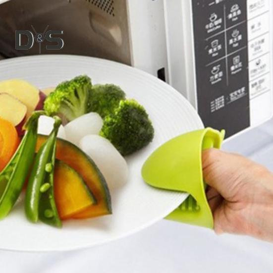 1Pc Oven Glove Anti Scald Non Slip Flexible Waterproof Easy To Clean Heat Insulation Plastic Easy Hanging Baking Mitt Kitchen Supplies