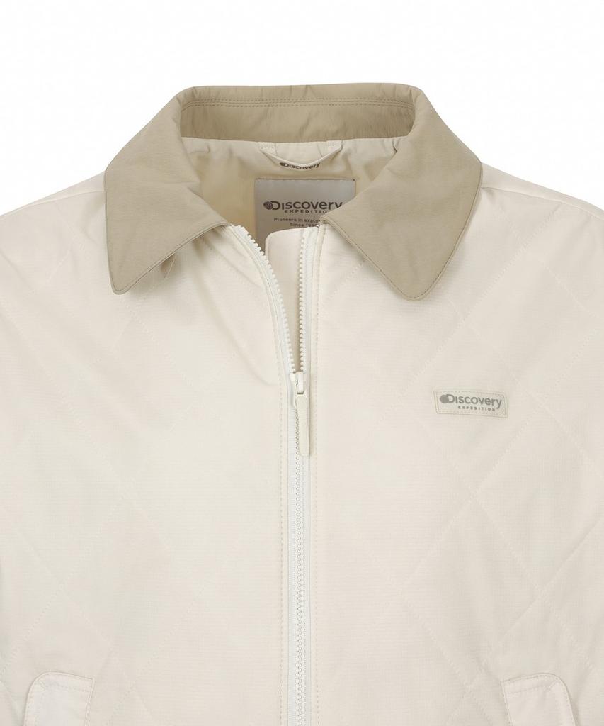 Discovery Expedition Women'S Collared Quilted Padded Jacket (Ivory)