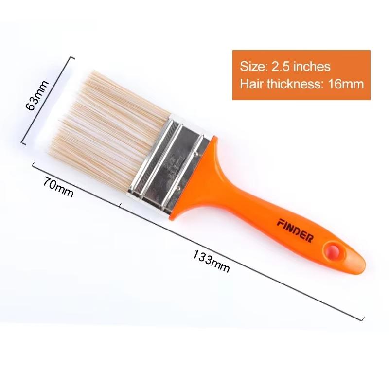 Paint Brushes Wall Paint Brush PET Soft Bristle Durable Cleaning Brush ABS Handle Home Decoration Oil Painting Brush Tools