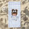 Cute Kawaii M-Monchhichi-S Towel For Swim Yoga Gym Quick Drying Soft and Skin-friendly Beach Towels All-Season
