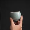 Ru Kiln Ice Crackle Glaze Ceramic Gongfu Tea Cups - 2-Piece Gift Set