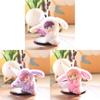 Vinyl Doll Plush Keychain With Soft Short Plush For Bag Decor And Gift