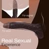 11 Inch Realistic Big Black Dildo Sex Toy, Skin-Like Huge Thick Dildo with Strong Suction Cup for Hands-Free, Lifelike Silicone Dildo for Vagina Anal