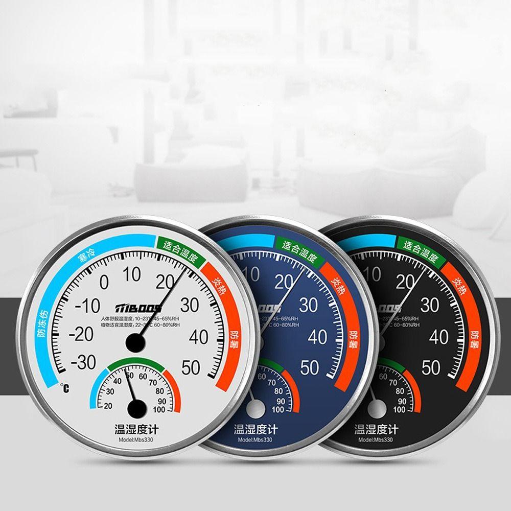 Wall Mount Hygrothermograph Battery-Free Temperature Hygrometer Analog Temperature  Laboratory