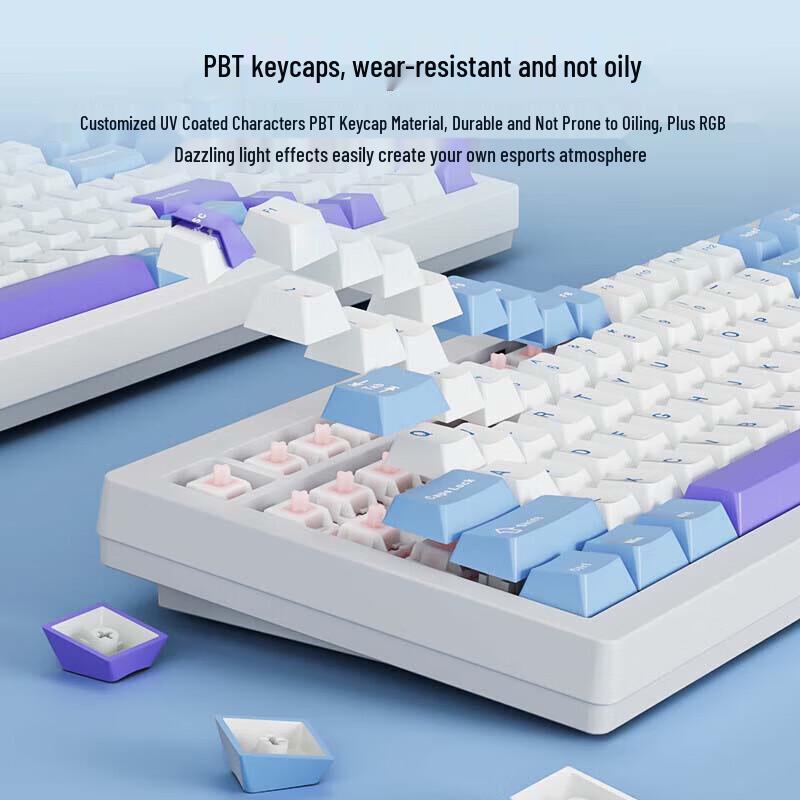 

Kunjun Wireless Mechanical Keyboard & G3 Dual-Mode Mouse Combo