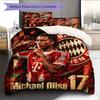 Ropa de cama con estampado de Michael Olise Decoración del hogar Regalo de cumpleaños (1 * funda nórdica + 2 * fundas de almohada, sin núcleo),artículos para fans.