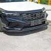 Compatible with 2025 Honda Accord Three-Section Front Lip, No-Drill Installation, Available in Matte, Glossy, Red, and Carbon Fiber Black Finishes.