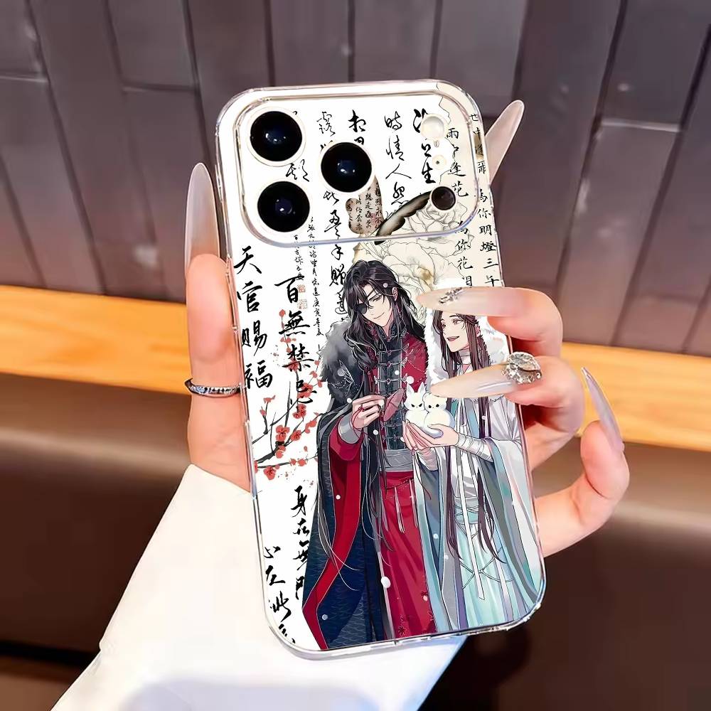 

Heaven Officials Blessing Phone Case For iPhone17,16,15,14,13,12,11 Plus,Pro Max Soft Transparent Cover iPhone12