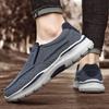Herren Freizeitschuhe Sneaker Atmungsaktive Canvas Schuhe Herren Outdoor Dicke Sohle Massage Plateau Schuhe Slip On Walking Herren Slipper