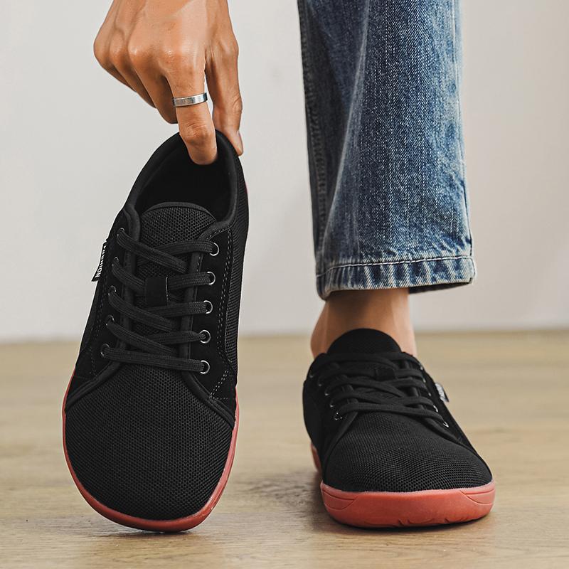 TUINANLE Széles lábujjú cipők Minimalista mezítlábas cipők Unisex Hálós Lélegző Alkalmi Férfi Cipő Kényelmes Kültéri Séta Sport