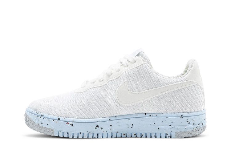 Women's Sneakers Nike Air Force 1 Low Crater Flyknit White Ice Blue (Women's) White/Pure Platinum-White