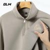 GLM Men's Heavyweight Stand-Collar Pullover Sweatshirt