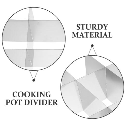 STOBOK Oden Divider, Stainless Steel Oden Pot Accessory, Kitchen Accessories, Cookware, Commercial/Home Use, Lever