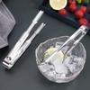 Stainless Steel Ice Tongs Non-Stick Bread Tongs Serving Tongs with Teeth Bar Sugar Ice Tongs Bar Kitchen Serving Tongs