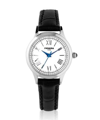 Lenomasigye Classic Rome Women'S Leather Watch Re5460Lbk