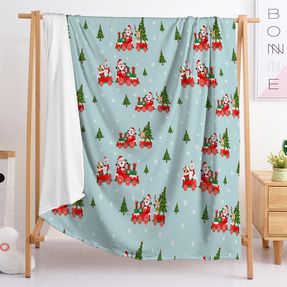 Christmas Blanket Flannel Blanket Gift Snowman Blanket Spring And Autumn