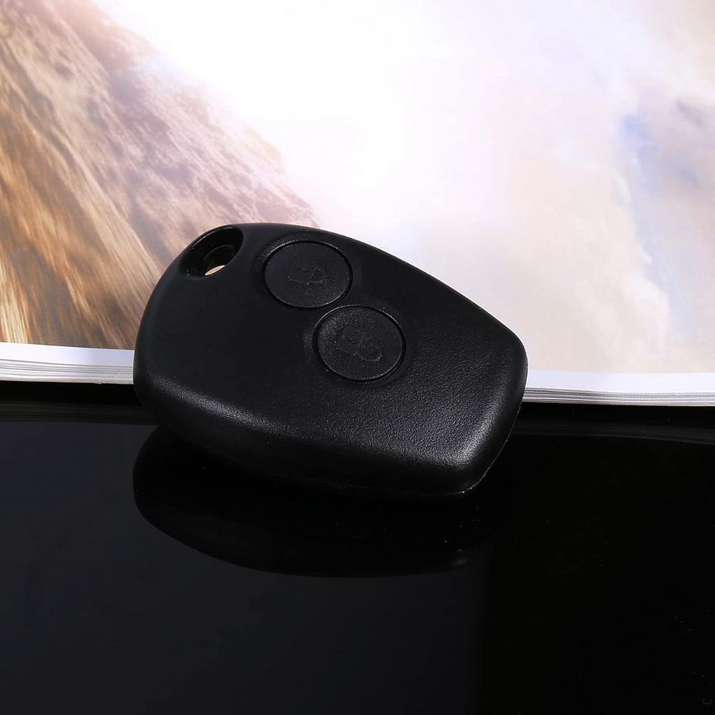 Key Shell, Remote 2 Button Key Case, Black Car Renault Kangoo Modus Master Auto Renault