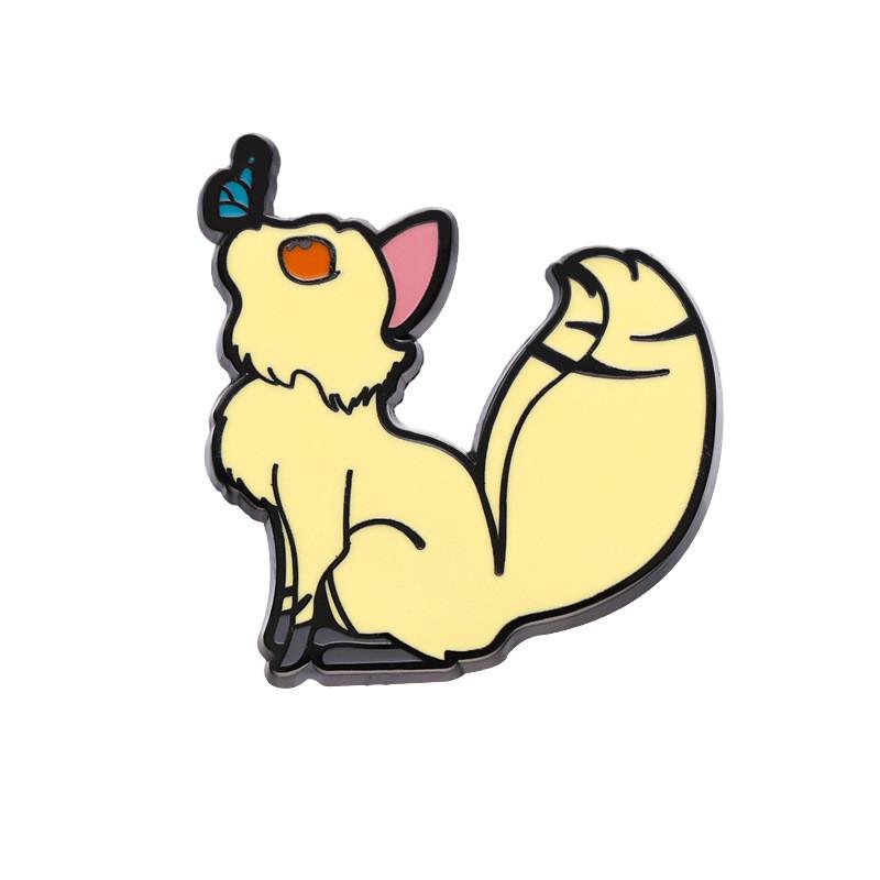 

Trendy Cute Animal Enamel Brooch Cartoon Style Pin Badge For Clothing Stylish