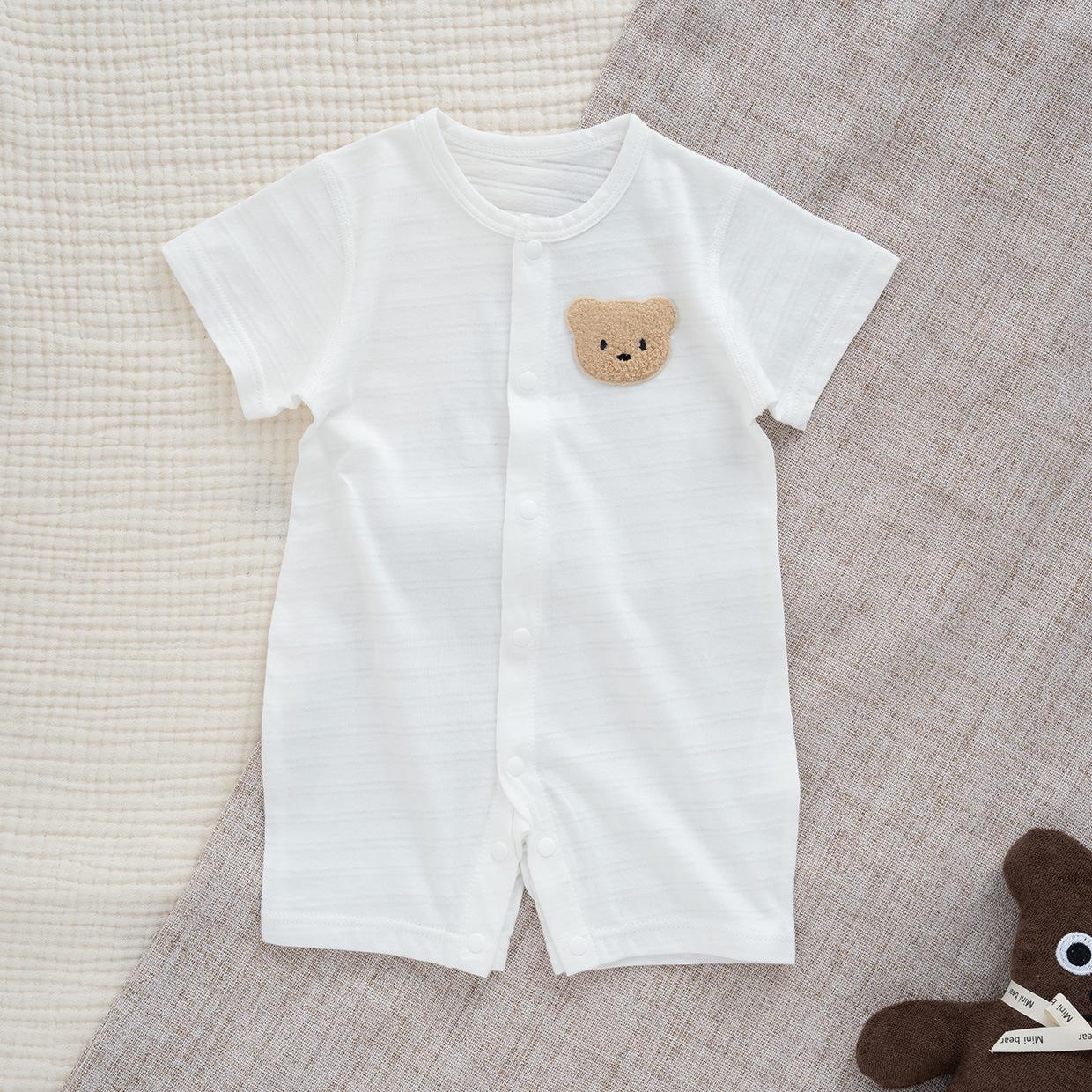 

Ультратонкий хлопковый комбинезон для новорожденных с короткими рукавами на лето 59 cm