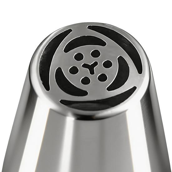 Spritzbeutel-Tüllen Russische Kuchen-Dekorier-Tüllen Set Edelstahl Blumige Kuchen-Dekorationswerkzeuge für Hochzeit Geburtstag Desserts Kekse Spritzbecher