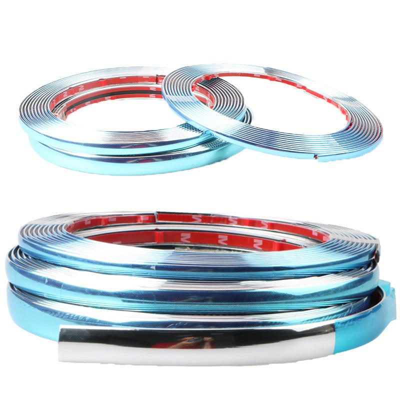 Car Chrome Trim Strips: Window & Body Decorative Strips, Anti-Scratch Bumper Strips, Door Edge Guards