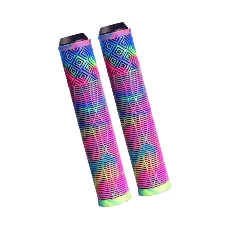 2lots Colorful Bicycles Handlebars Grip Durability Replacement Bike Grip Enhancing Safety and Comfortable
