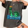 Statue Liberty Flood Shirt Comfort Colors® Vintage Clothing Gift Ocean Graphic American Landmark Tee