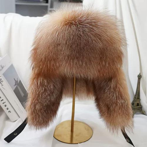 Fox hair Lei Feng hat Men`s